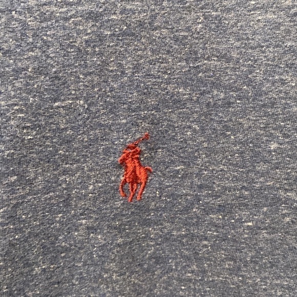 Polo Ralph Lauren Men's Crew Neck Long Sleeve Tee Navy Heather Size Large - Picture 3 of 8